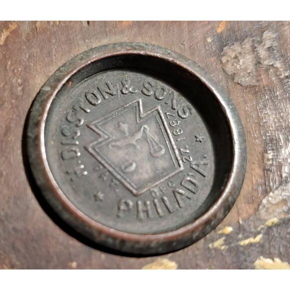 Vintage H. Disston & Sons Hand Saw with Winter Scene Mural - Picture 8 of 8